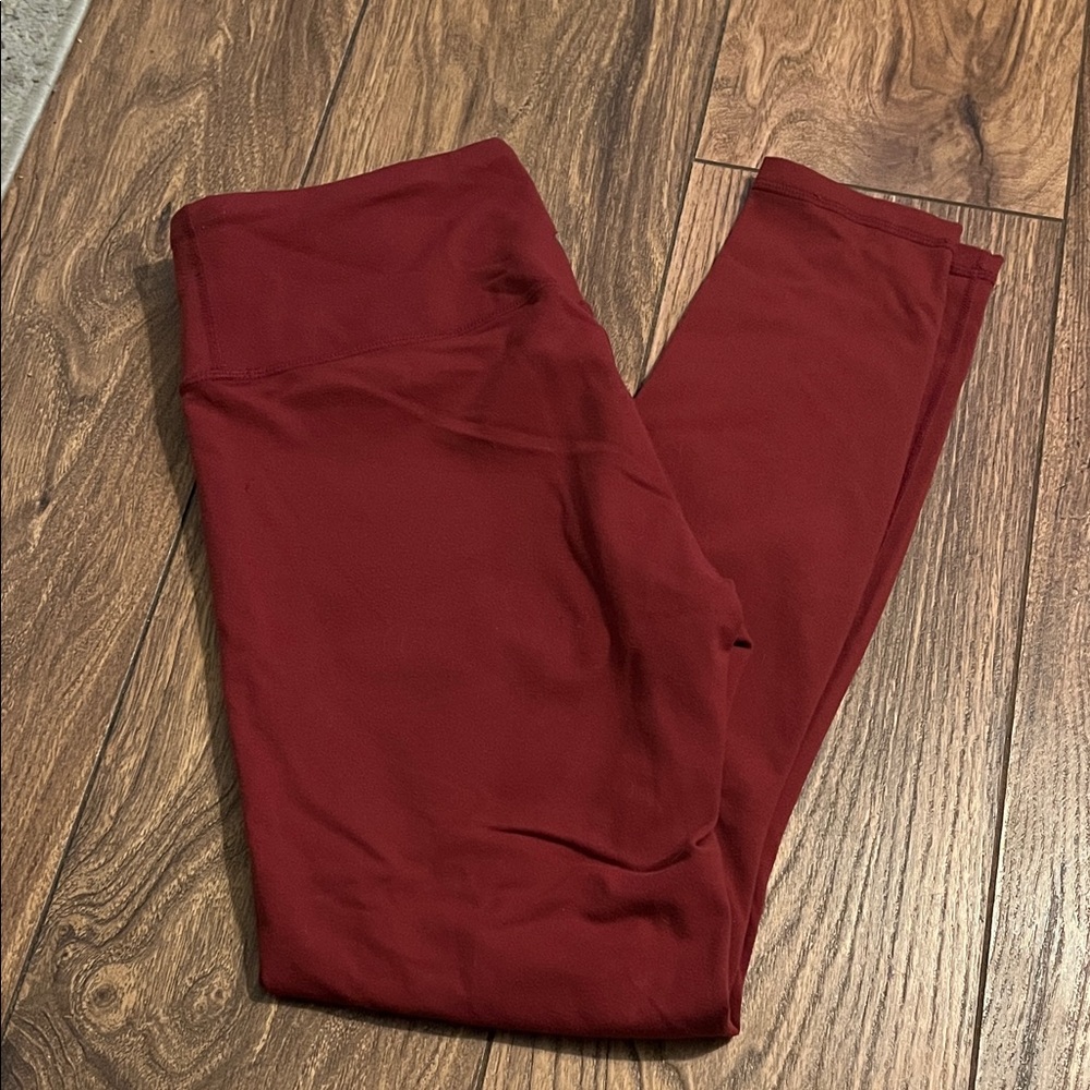 Prana Burgundy Leggings